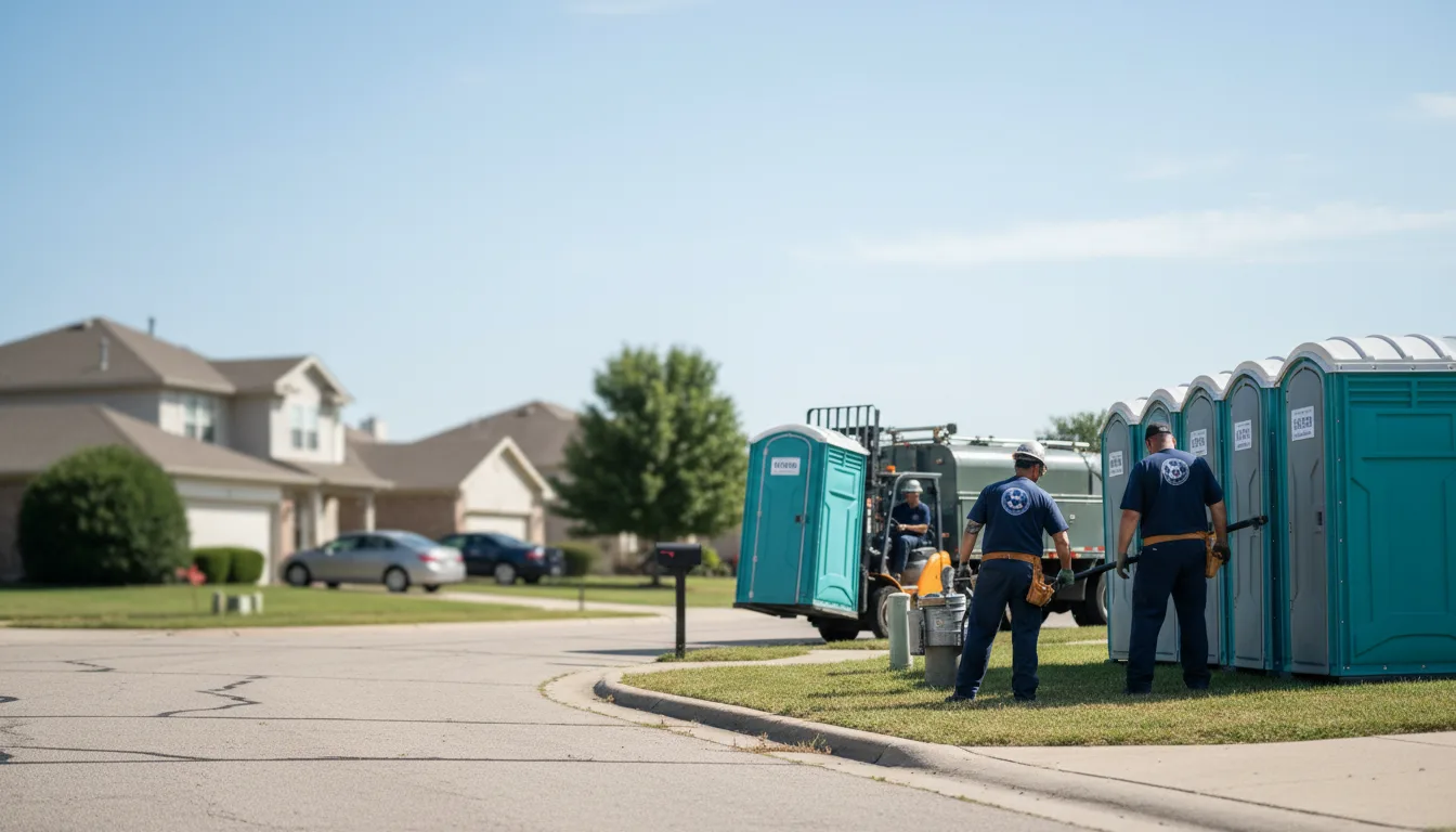 Porta Potty Rental in Hamshire, TX near me